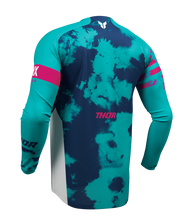 Load image into Gallery viewer, Thor 2026 Launchmode Bleach White/Aqua Jersey