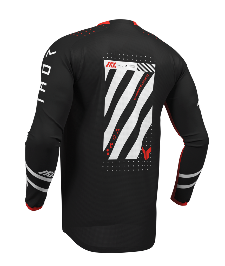 Thor 2026 Launchmode Futura Black/Red Jersey