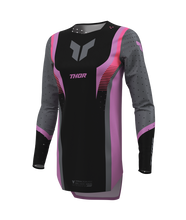 Load image into Gallery viewer, Thor 2026 Sportmode Velocity Black/Orchid Womens Jersey