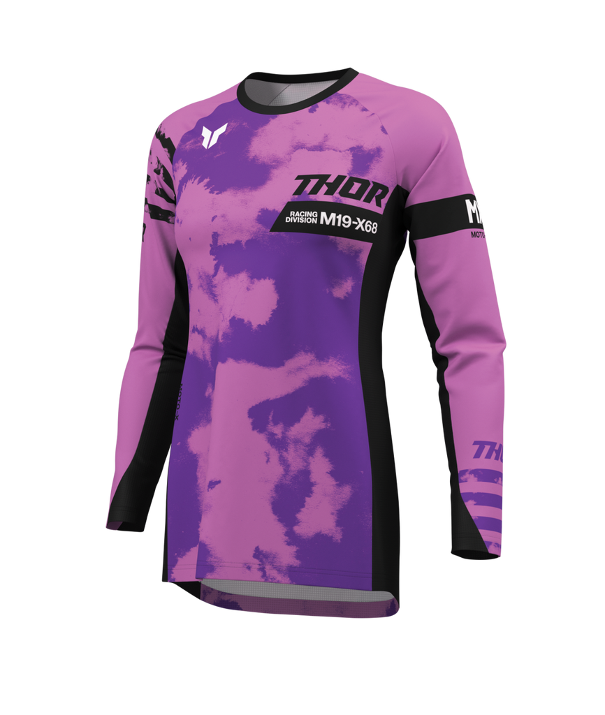 Thor 2026 Launchmode Bleach Black/Orchid Womens Jersey