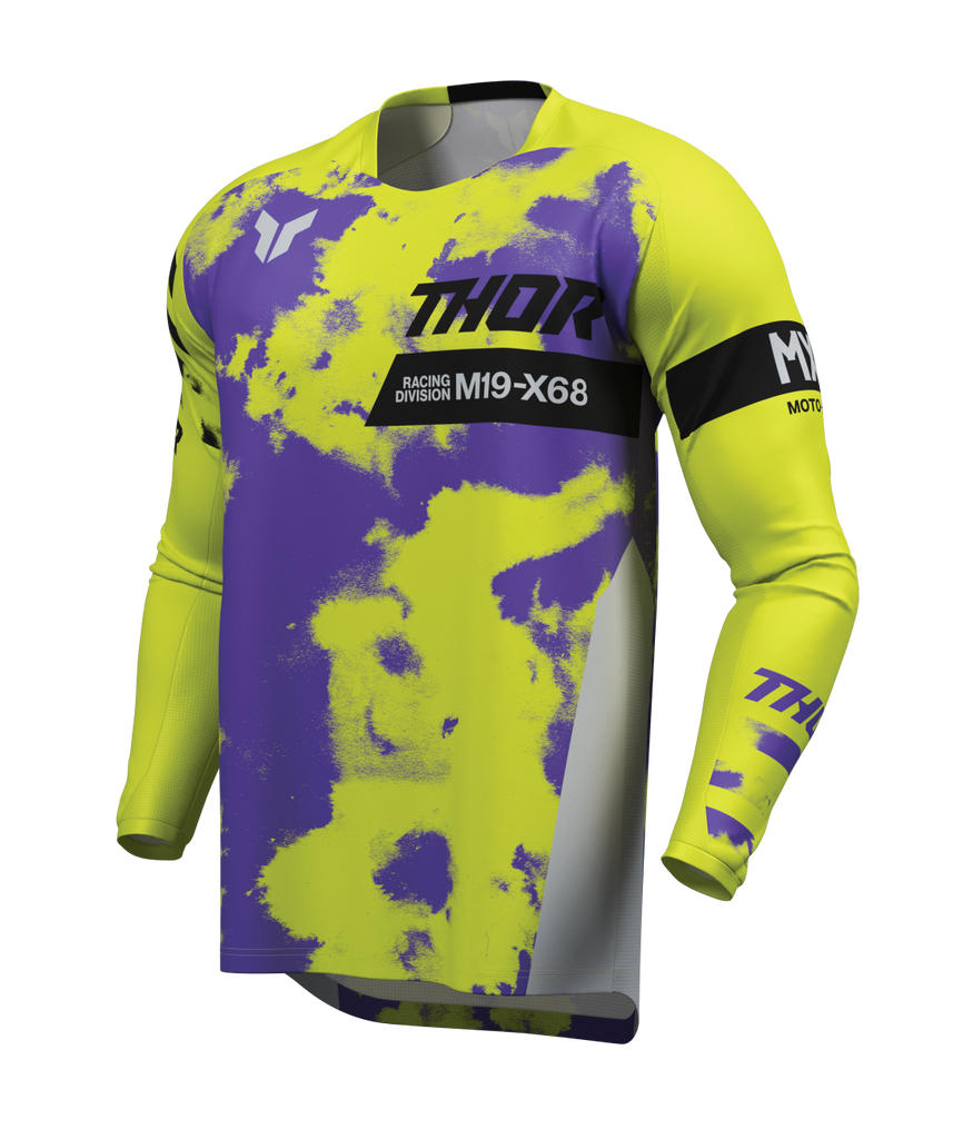 Thor 2026 Launchmode Bleach Grey/Acid Jersey