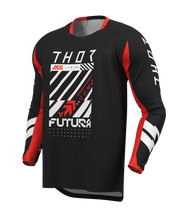 Load image into Gallery viewer, Thor 2026 Launchmode Futura Black/Red Jersey