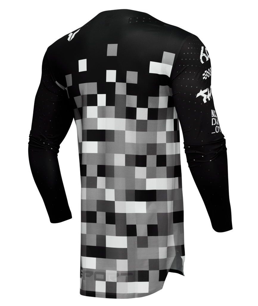 Thor 2025 Sportmode Riot Black/Red Jersey