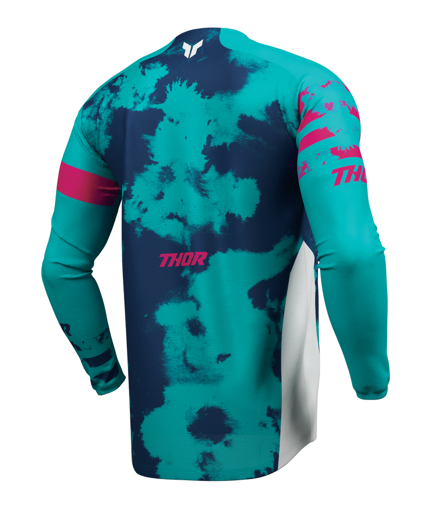 Thor 2026 Launchmode Bleach White/Aqua Jersey