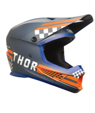 Load image into Gallery viewer, Thor 2025 Sector 2 Combat Matte Midnight/Orange Helmet