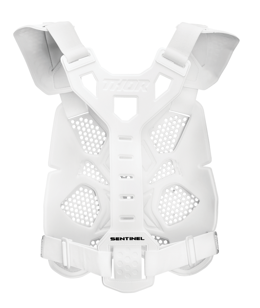 Thor 2026 Sentinel LTD Race White Chest Guard
