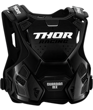 Load image into Gallery viewer, Thor 2026 Guardian MX Black Youth Chest Guard
