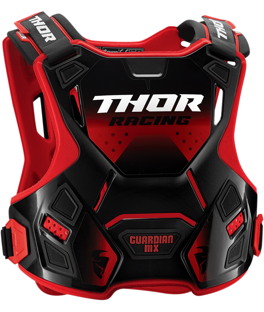 Thor 2026 Guardian MX Red/Black Youth Chest Guard