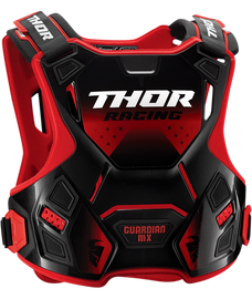 Thor 2026 Guardian MX Red/Black Youth Chest Guard