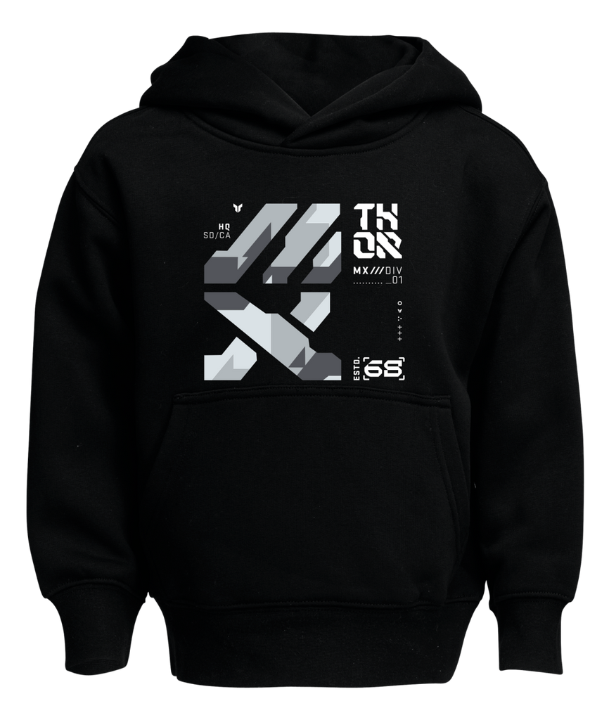Thor 2025 Forge Black Youth Pullover Hoodie