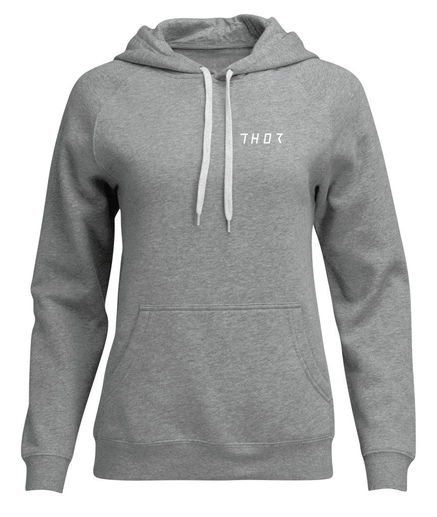 Thor 2025 Trax Grey Womens Pullover Hoodie