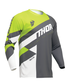 Thor 2025 Sector Checker Grey/Acid Jersey
