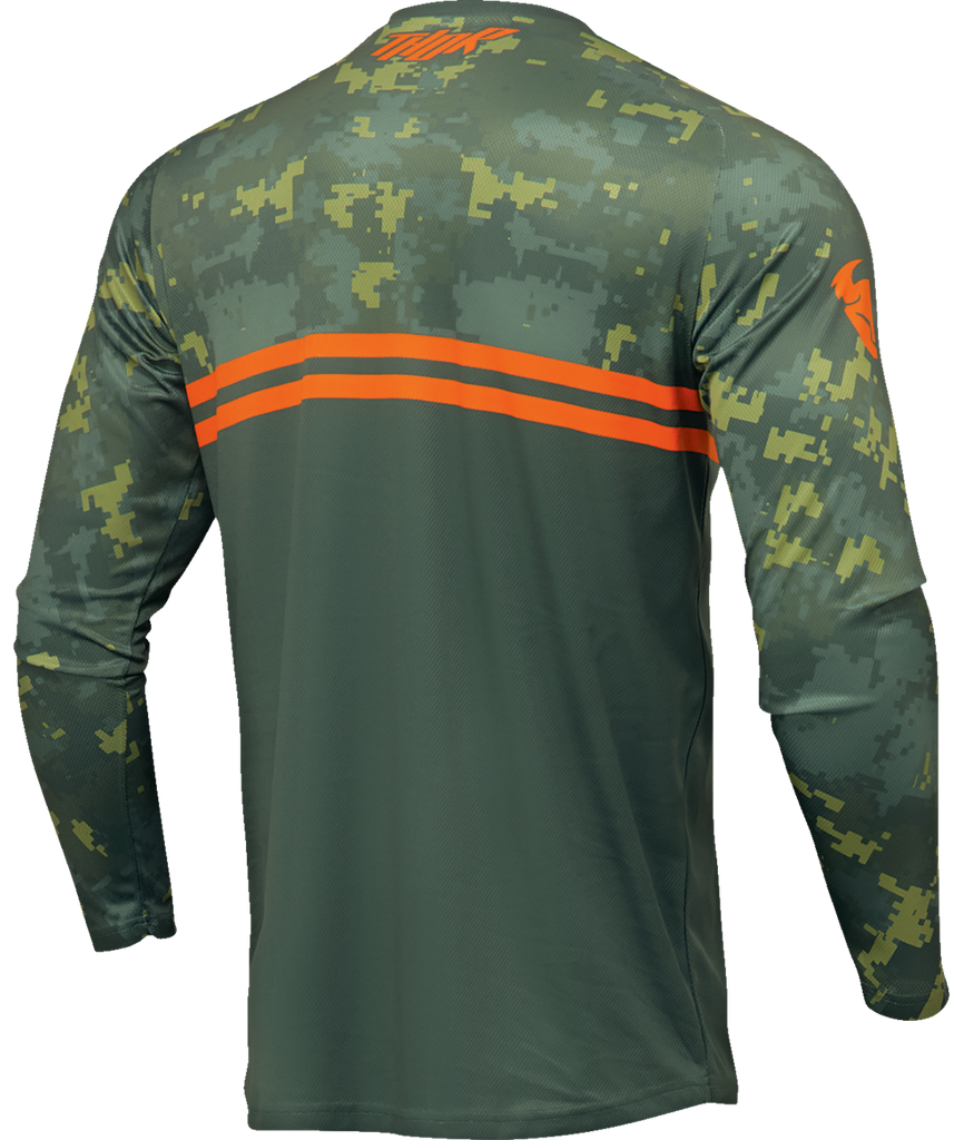 Thor 2025 Sector Digi Green/Camo Youth Jersey