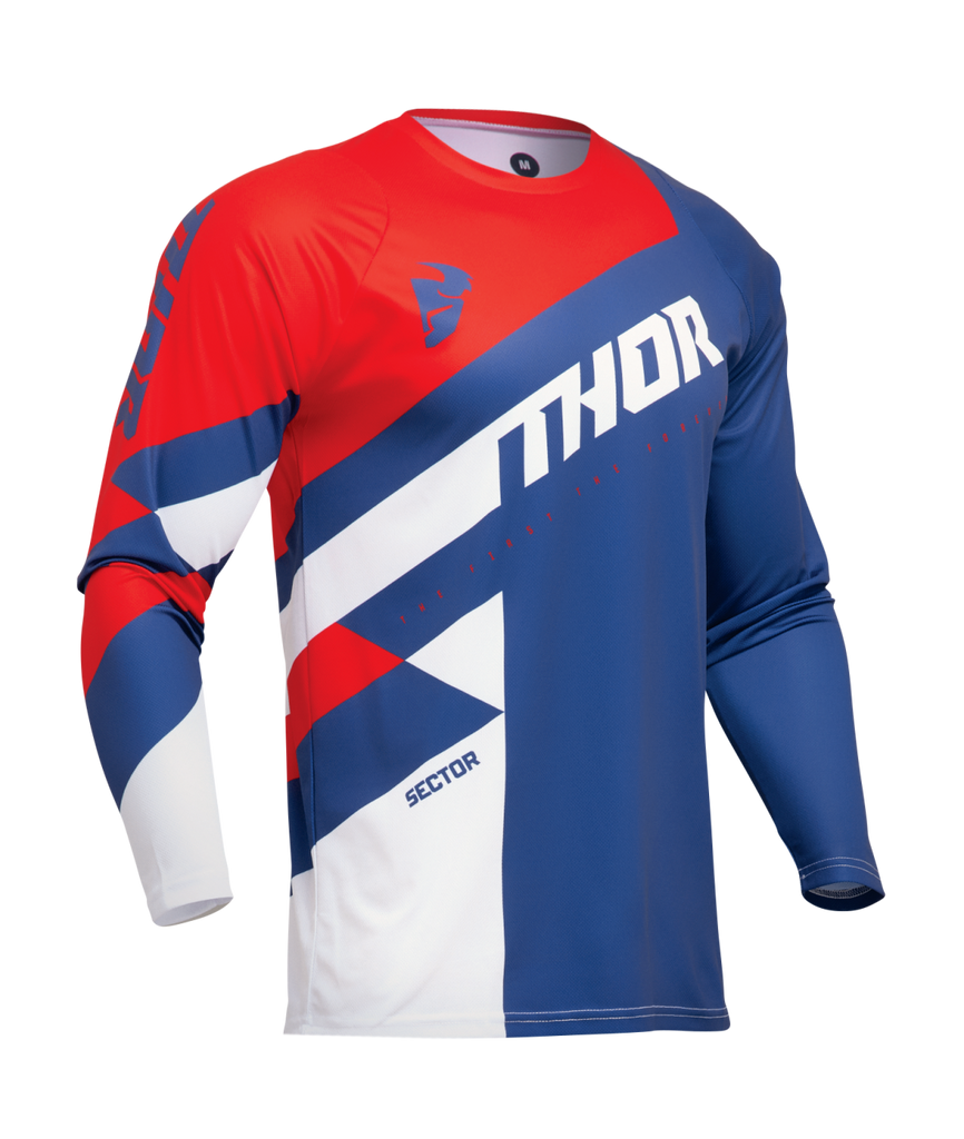 Thor 2025 Sector Checker Navy/Red Jersey