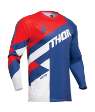 Load image into Gallery viewer, Thor 2025 Sector Checker Navy/Red Jersey