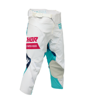 Load image into Gallery viewer, Thor 2026 Launchmode Bleach White/Aqua Youth Pants