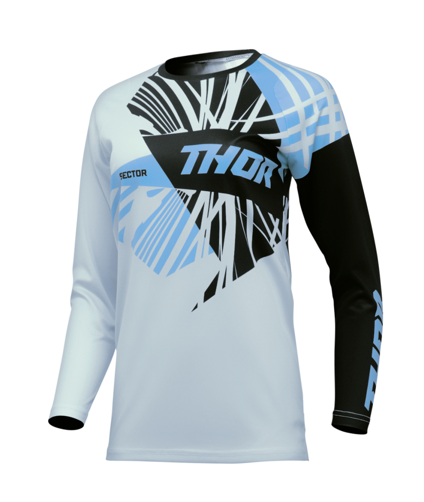 Thor 2025 Sector Split Starlight Blue/Black Womens Jersey