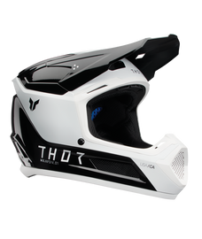 Thor 2026 Fleet Storm Gloss Black/White Youth Helmet