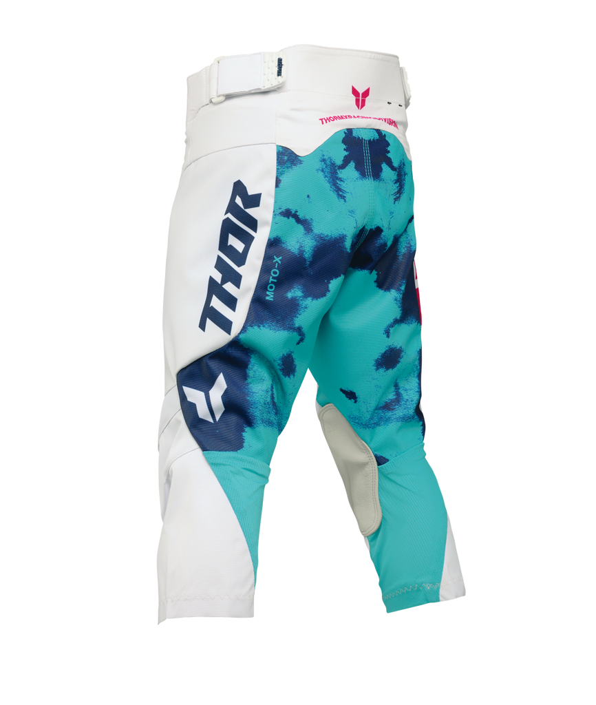 Thor 2026 Launchmode Bleach White/Aqua Youth Pants