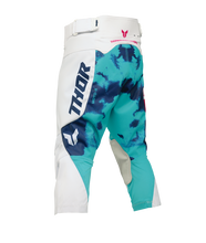 Load image into Gallery viewer, Thor 2026 Launchmode Bleach White/Aqua Youth Pants