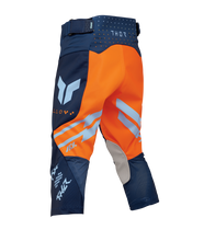 Load image into Gallery viewer, Thor 2026 Launchmode Futura Navy/Orange Youth Pants