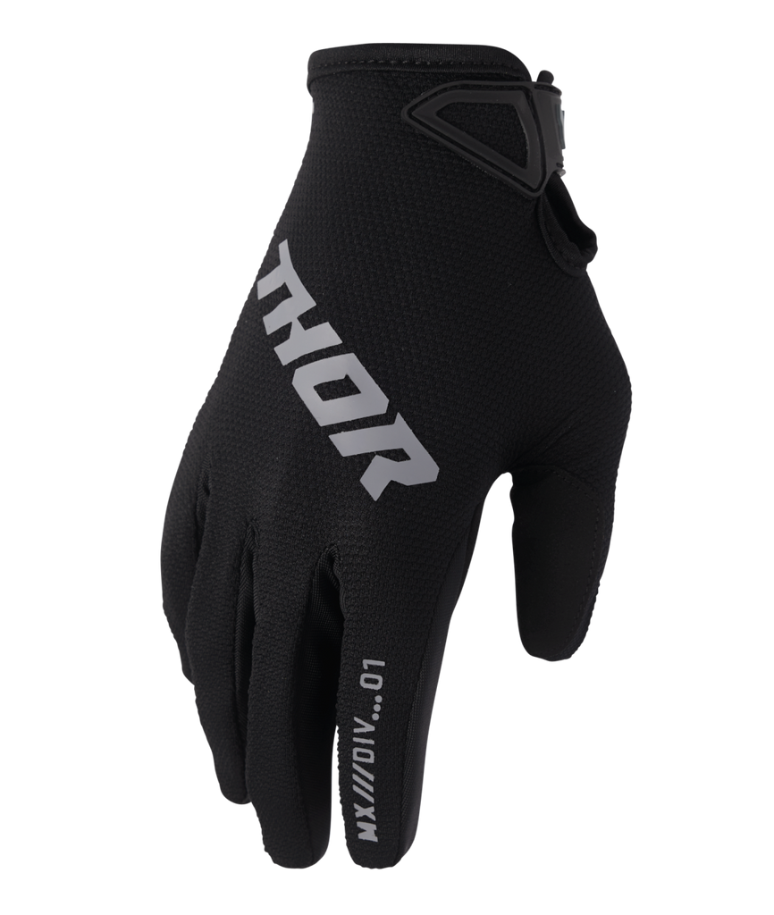 Thor 2026 Ridemode Static Black Youth Gloves