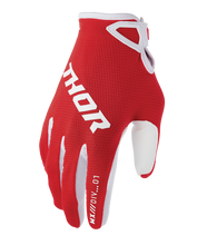 Load image into Gallery viewer, Thor 2026 Ridemode Static Red Youth Gloves