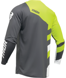 Thor 2025 Sector Checker Charcoal/Acid Youth Jersey
