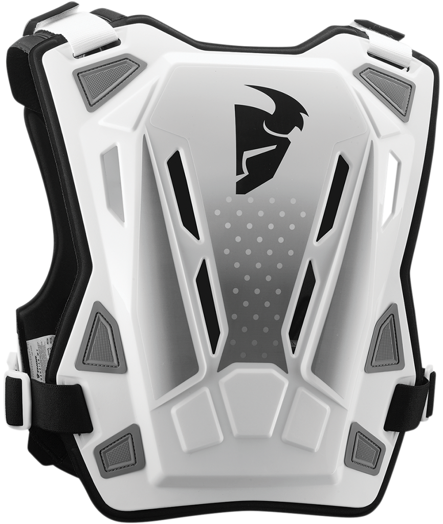 Thor 2026 Guardian MX White/Black Youth Chest Guard