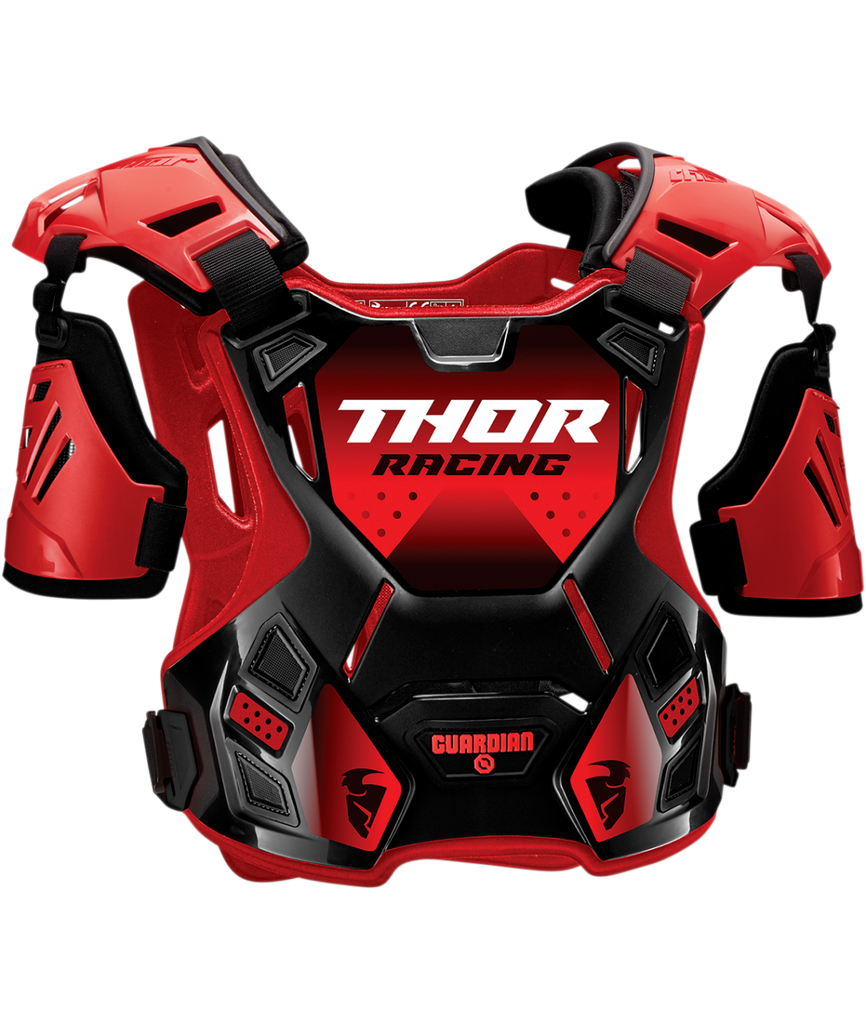 Thor 2026 Guardian Red/Black Youth Chest Guard