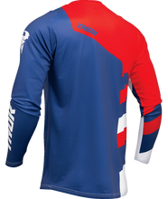 Load image into Gallery viewer, Thor 2025 Sector Checker Navy/Red Youth Jersey