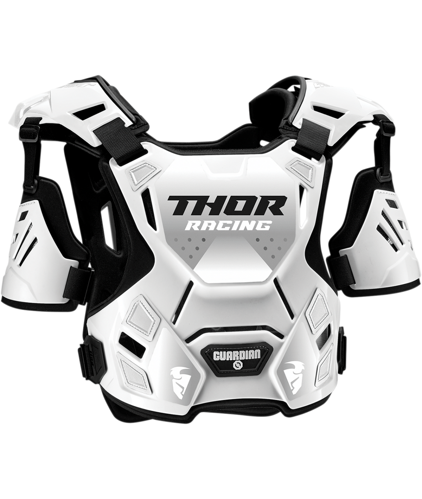 Thor 2026 Guardian White Youth Chest Guard