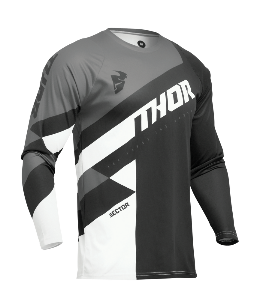 Thor 2025 Sector Checker Black/Grey Jersey