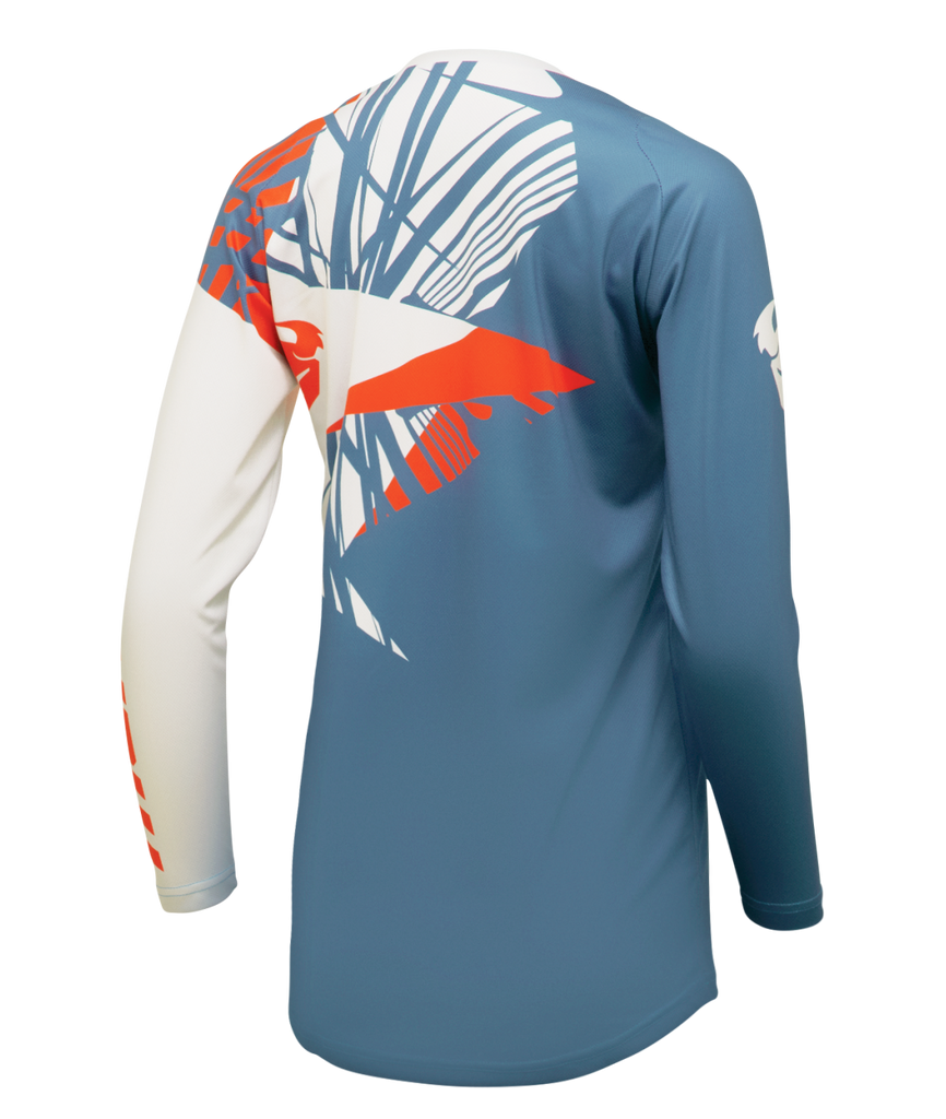 Thor 2025 Sector Split Blue Steel/Vintage White Womens Jersey