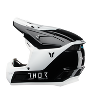 Load image into Gallery viewer, Thor 2026 Fleet Storm Gloss Black/White Youth Helmet