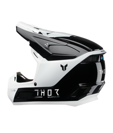 Thor 2026 Fleet Storm Gloss Black/White Youth Helmet