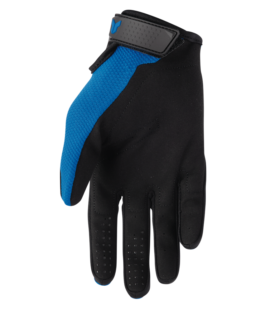 Thor 2026 Ridemode Static Blue Youth Gloves