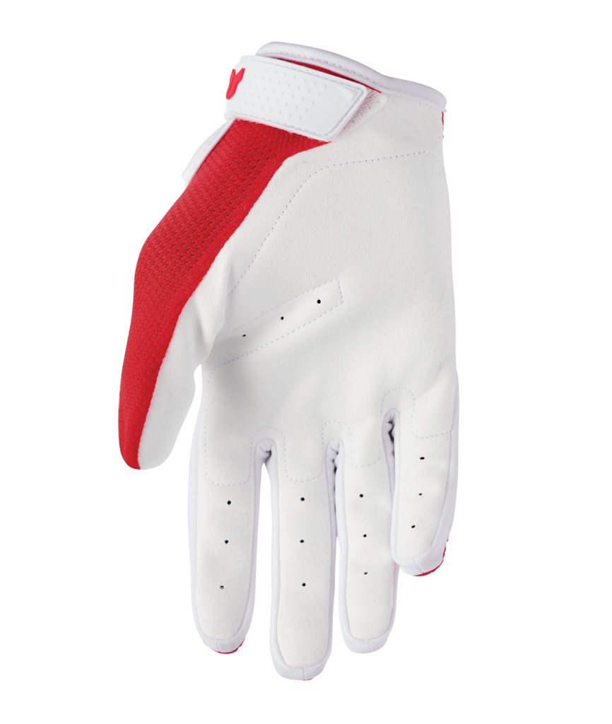 Thor 2026 Ridemode Static Red Youth Gloves