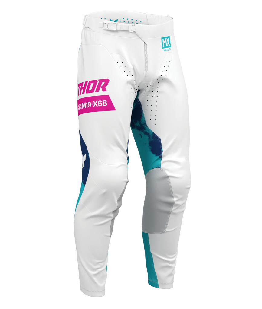 Thor 2026 Launchmode Bleach White/Aqua Pants