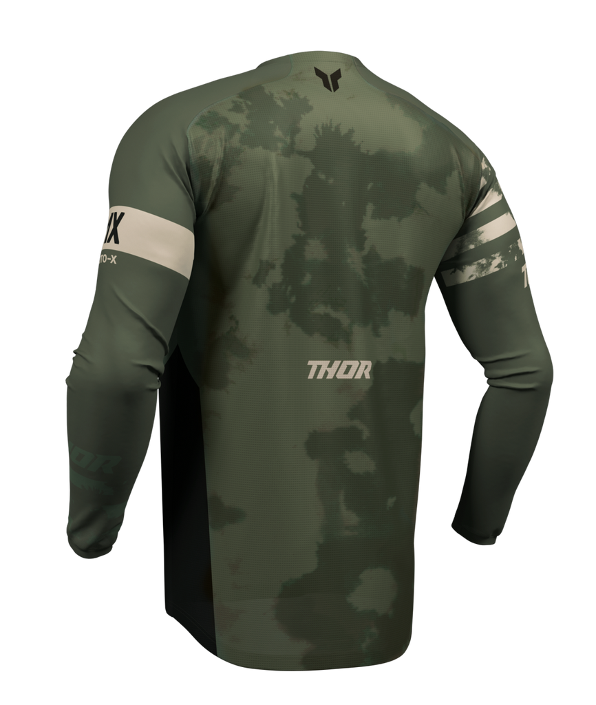 Thor 2026 Launchmode Bleach Black/Camo Jersey