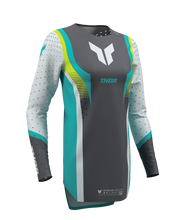 Load image into Gallery viewer, Thor 2026 Sportmode Velocity Grey/Aqua Womens Jersey