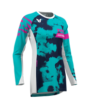 Load image into Gallery viewer, Thor 2026 Launchmode Bleach White/Aqua Womens Jersey