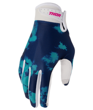 Load image into Gallery viewer, Thor 2026 Launchmode Bleach White/Aqua Youth Gloves