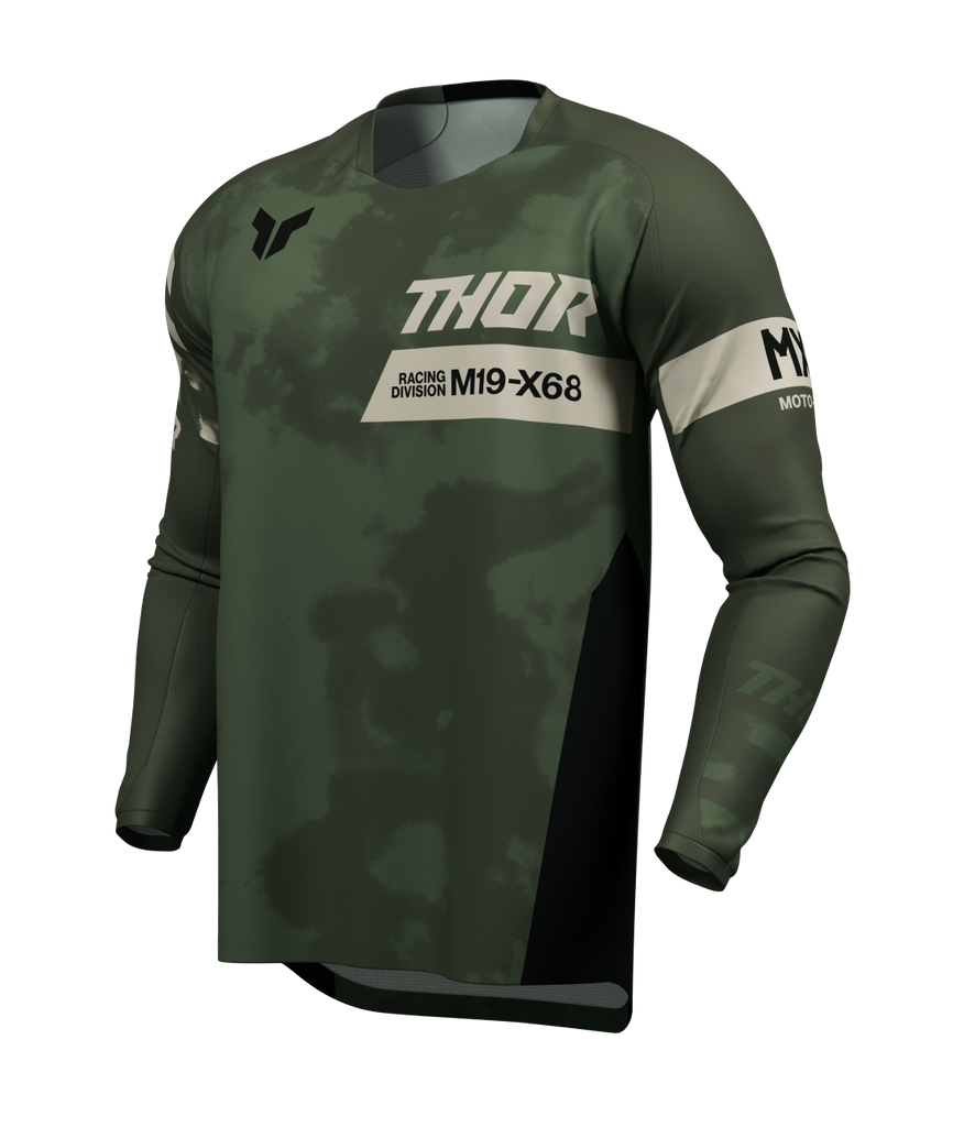 Thor 2026 Launchmode Bleach Black/Camo Jersey