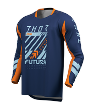 Load image into Gallery viewer, Thor 2026 Launchmode Futura Navy/Orange Jersey