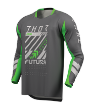Load image into Gallery viewer, Thor 2026 Launchmode Futura Charcoal/Green Jersey
