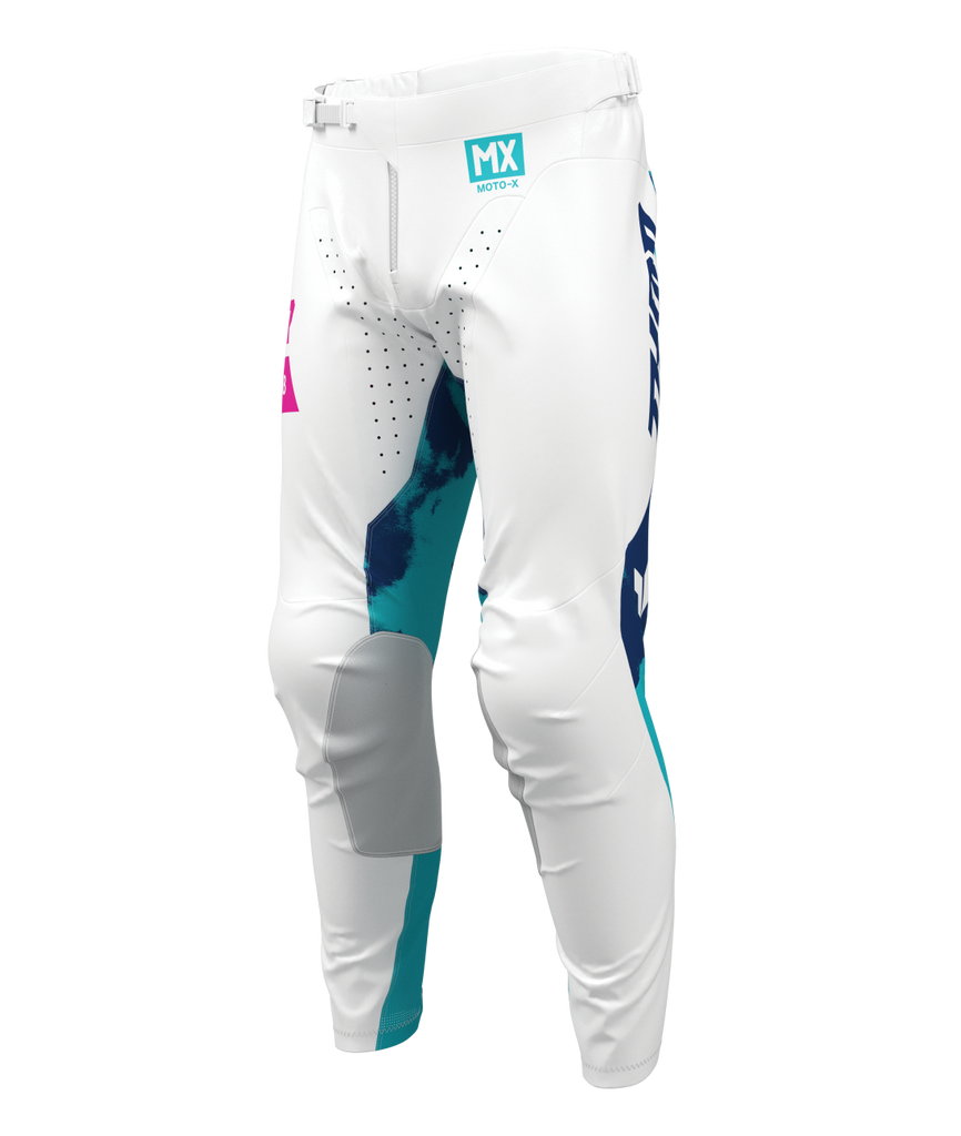 Thor 2026 Launchmode Bleach White/Aqua Pants