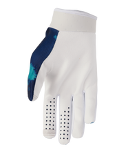 Load image into Gallery viewer, Thor 2026 Launchmode Bleach White/Aqua Gloves