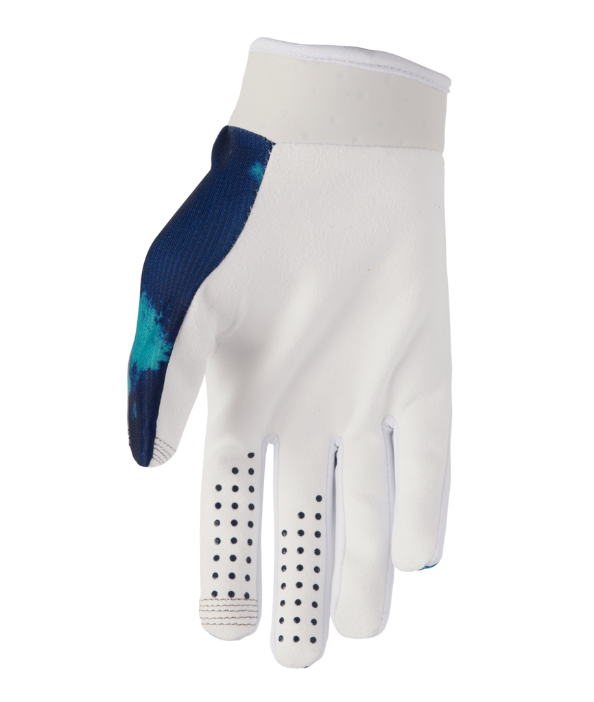 Thor 2026 Launchmode Bleach White/Aqua Youth Gloves
