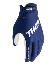 Load image into Gallery viewer, Thor 2026 Launchmode Split Navy Youth Gloves